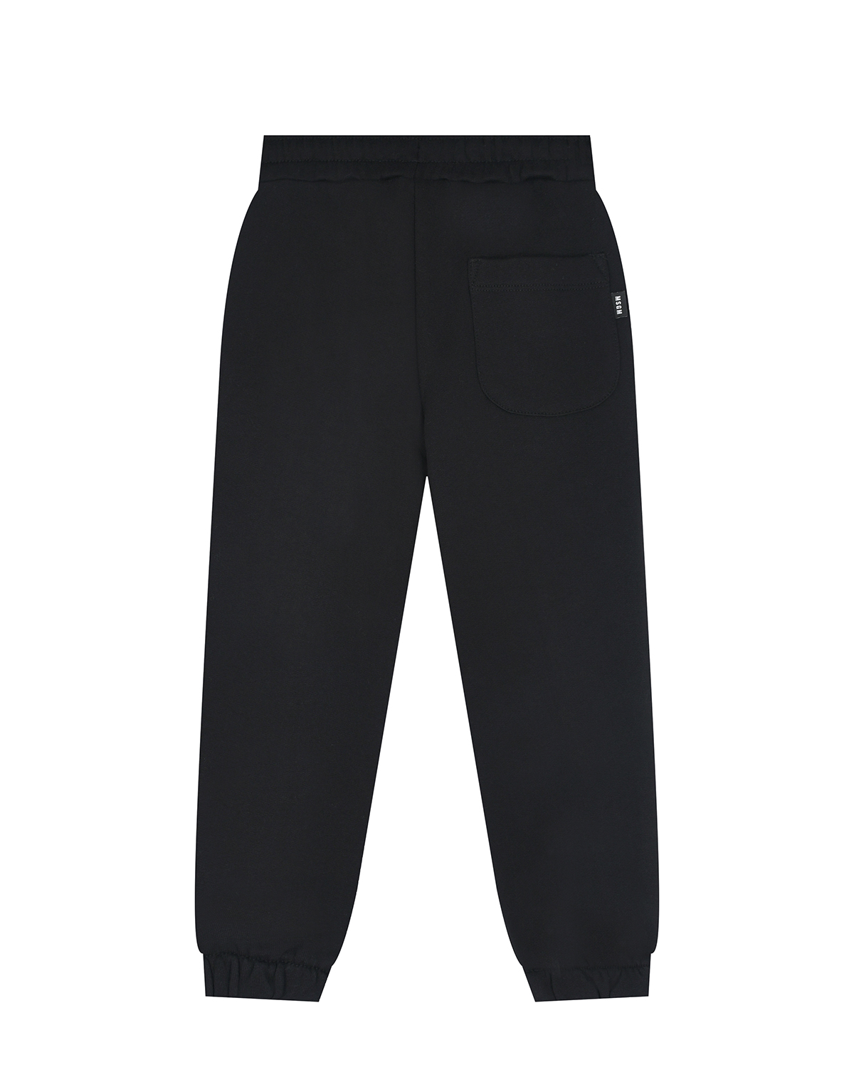 Черные спортивные брюки с лого в тон MSGM детские, размер 128, цвет черный - фото 2