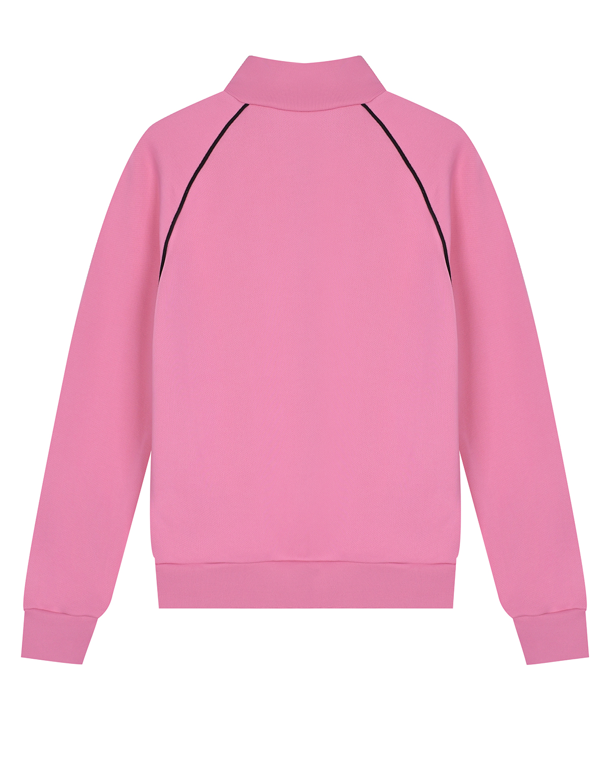 Розовая спортивная куртка с черным лого MARNI детская, размер 140, цвет розовый - фото 2