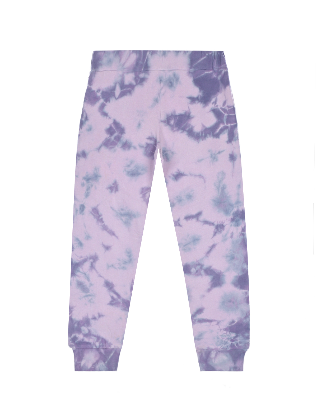 Сиреневые спортивные брюки tie-dye MARNI детские, размер 140, цвет мультиколор - фото 2