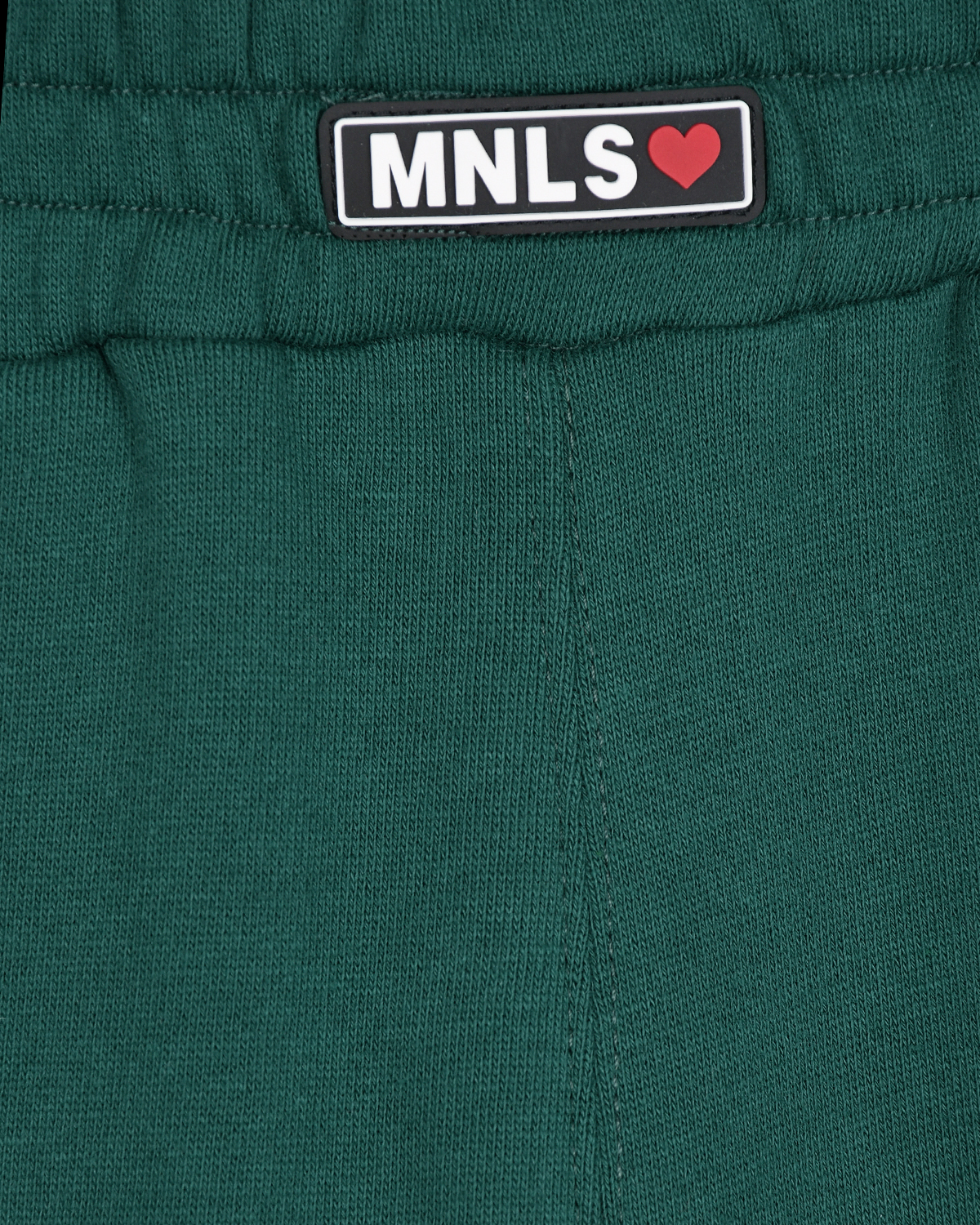 Однотонные зеленые спортивные брюки Monnalisa детские, размер 140, цвет зеленый - фото 3