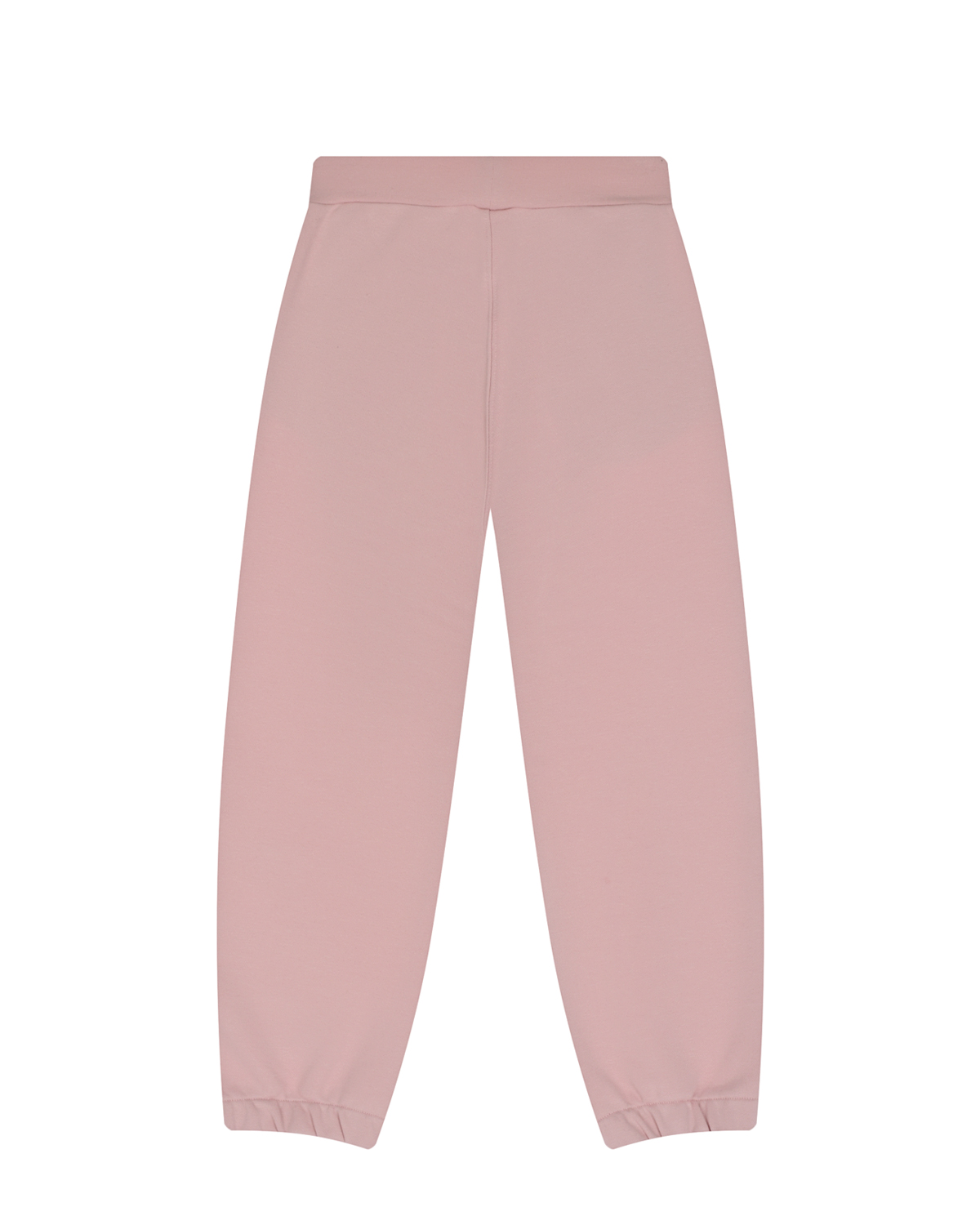 Розовые спортивные брюки с цветочной вышивкой Monnalisa детские, размер 116 - фото 3