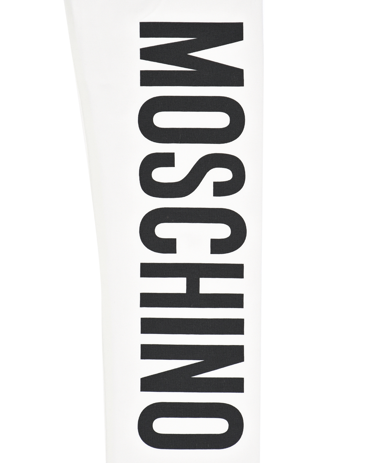 Белые леггинсы с лого Moschino детские, размер 104, цвет белый - фото 5