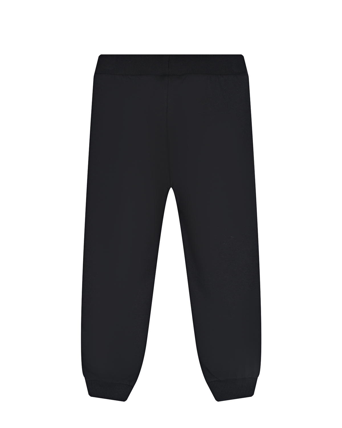 Черные спортивные брюки с лого Moschino детские, размер 104, цвет черный - фото 2