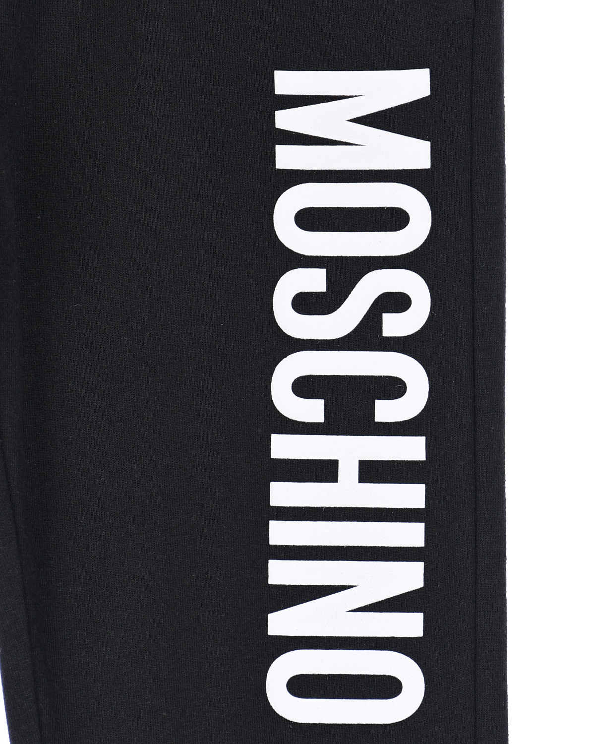 Черные спортивные брюки с лого Moschino детские, размер 104, цвет черный - фото 3