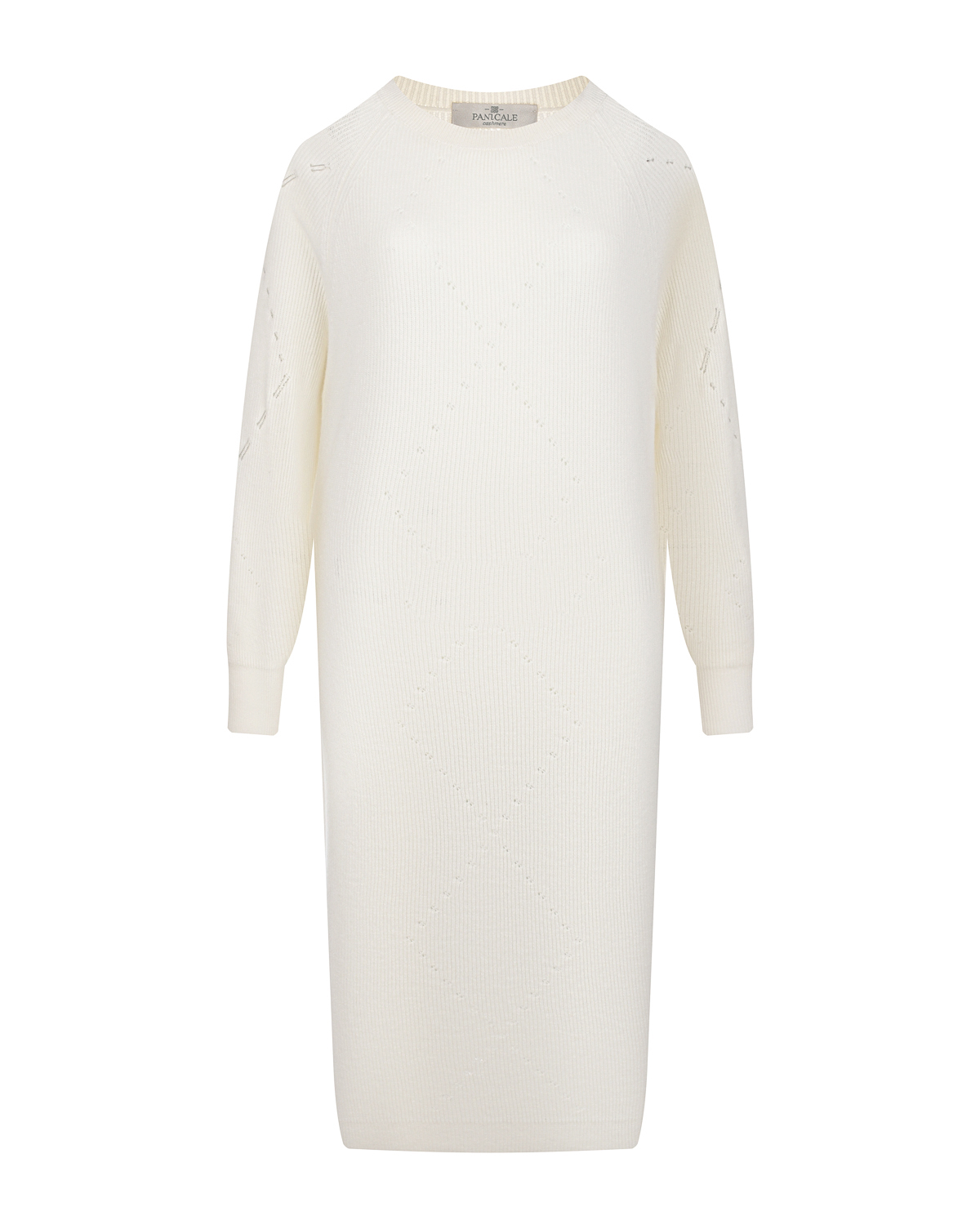 Платье из шерсти и шелка Panicale, размер 46, цвет кремовый - фото 1