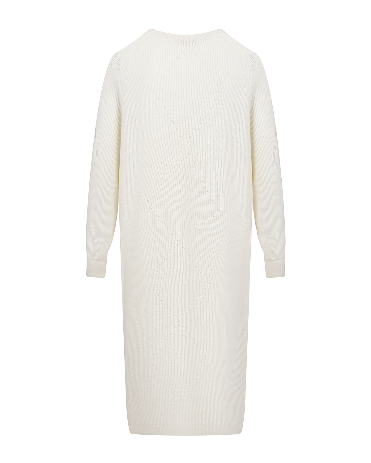 Платье из шерсти и шелка Panicale, размер 46, цвет кремовый - фото 5