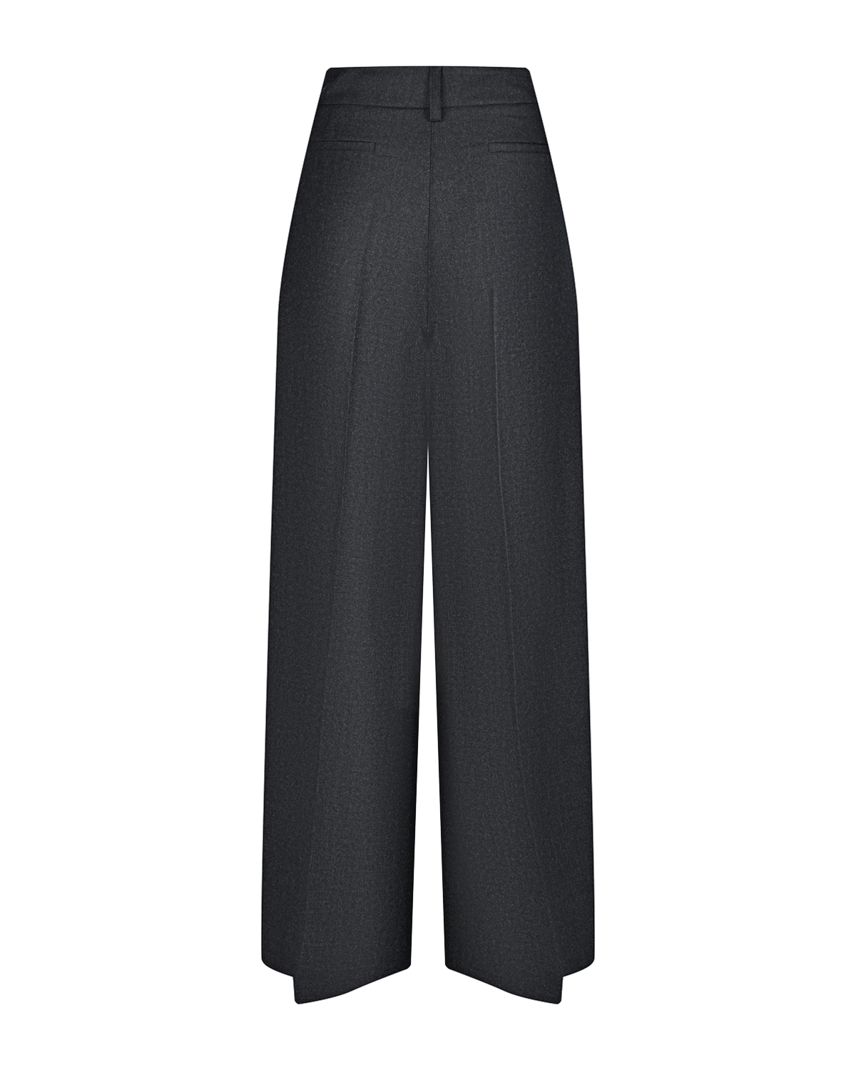 Серые шерстяные брюки палаццо Parosh, размер 42, цвет серый - фото 4