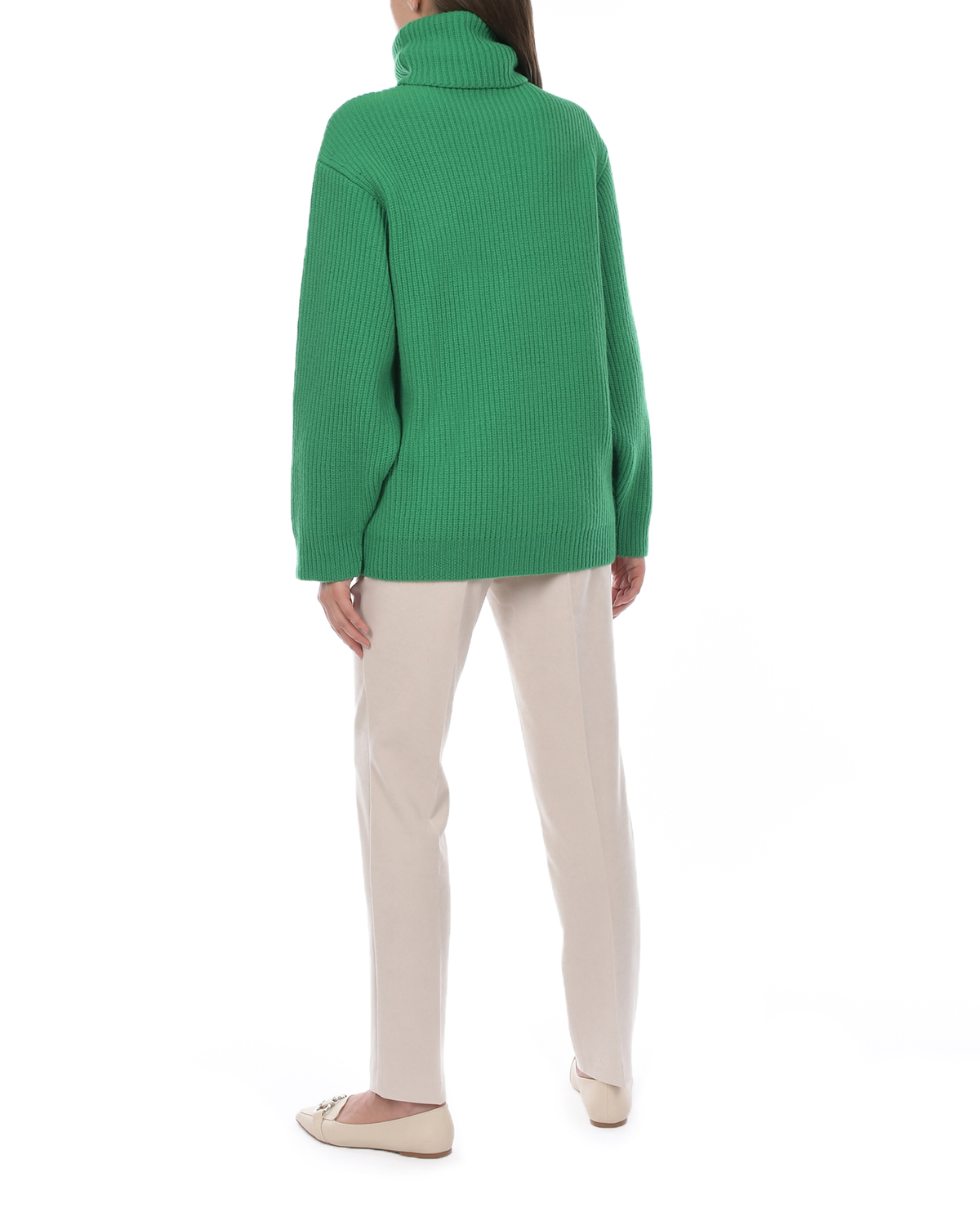 Зеленый базовый свитер Philosophy Di Lorenzo Serafini, размер 42 - фото 5