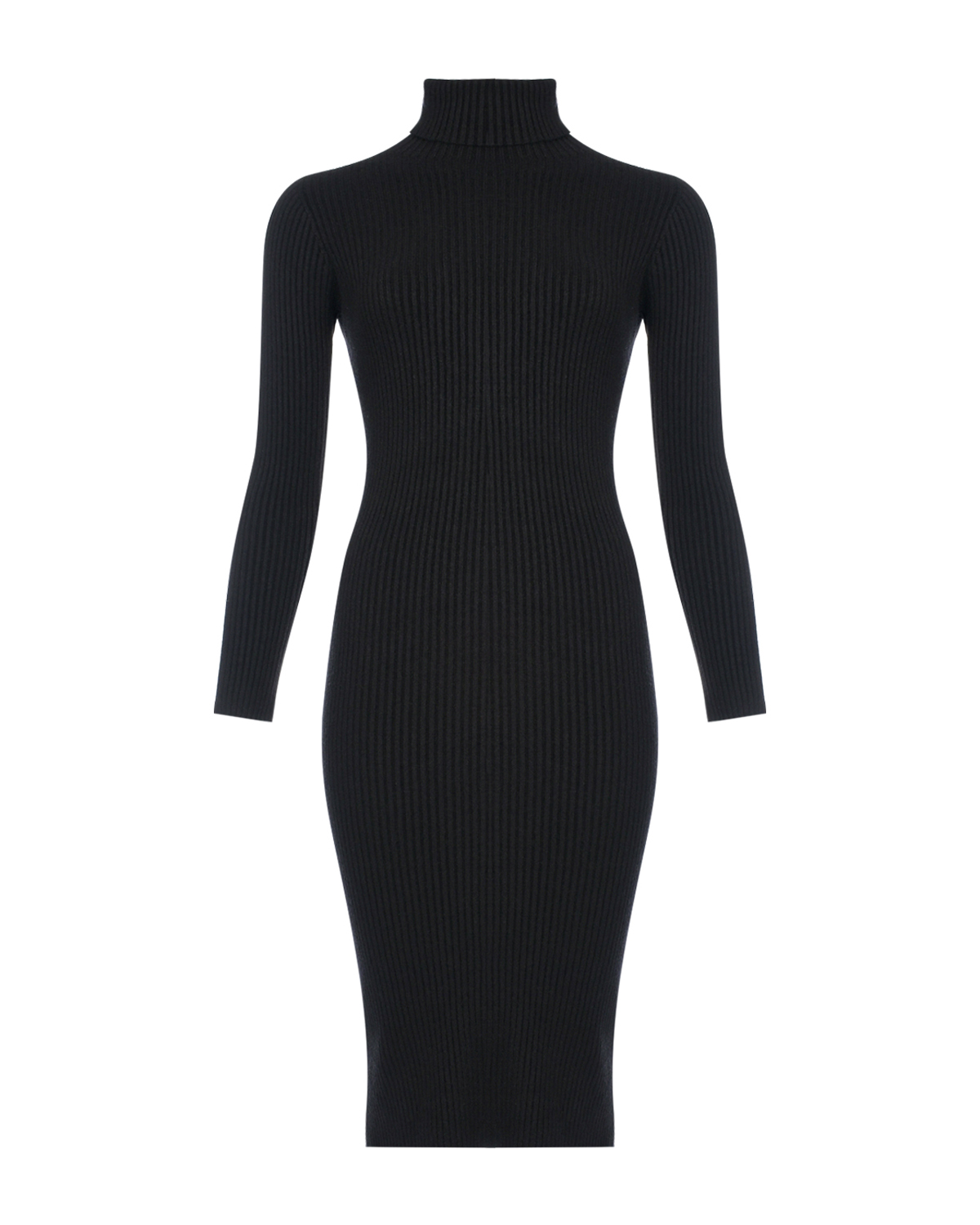 Черное платье-мини для беременных Pietro Brunelli, размер 42, цвет черный