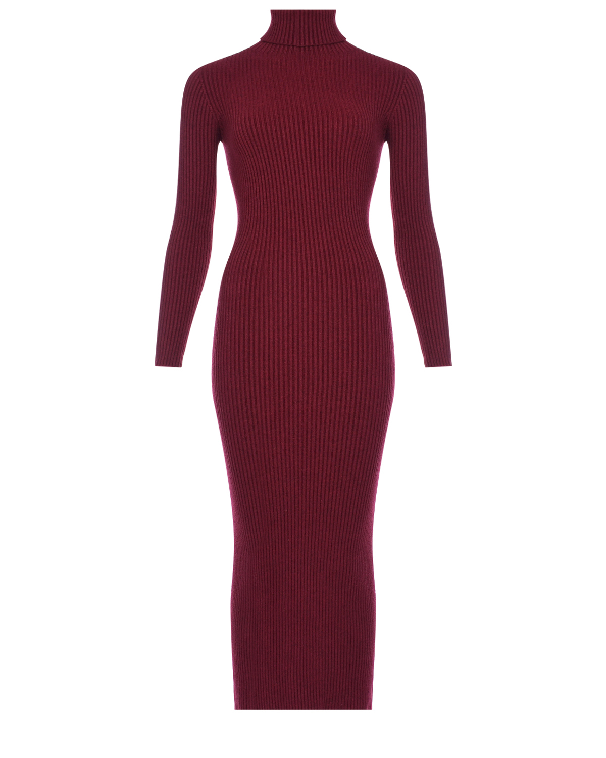 Бордовое платье для беременных c рукавами 3/4 Pietro Brunelli, размер 40, цвет бордовый