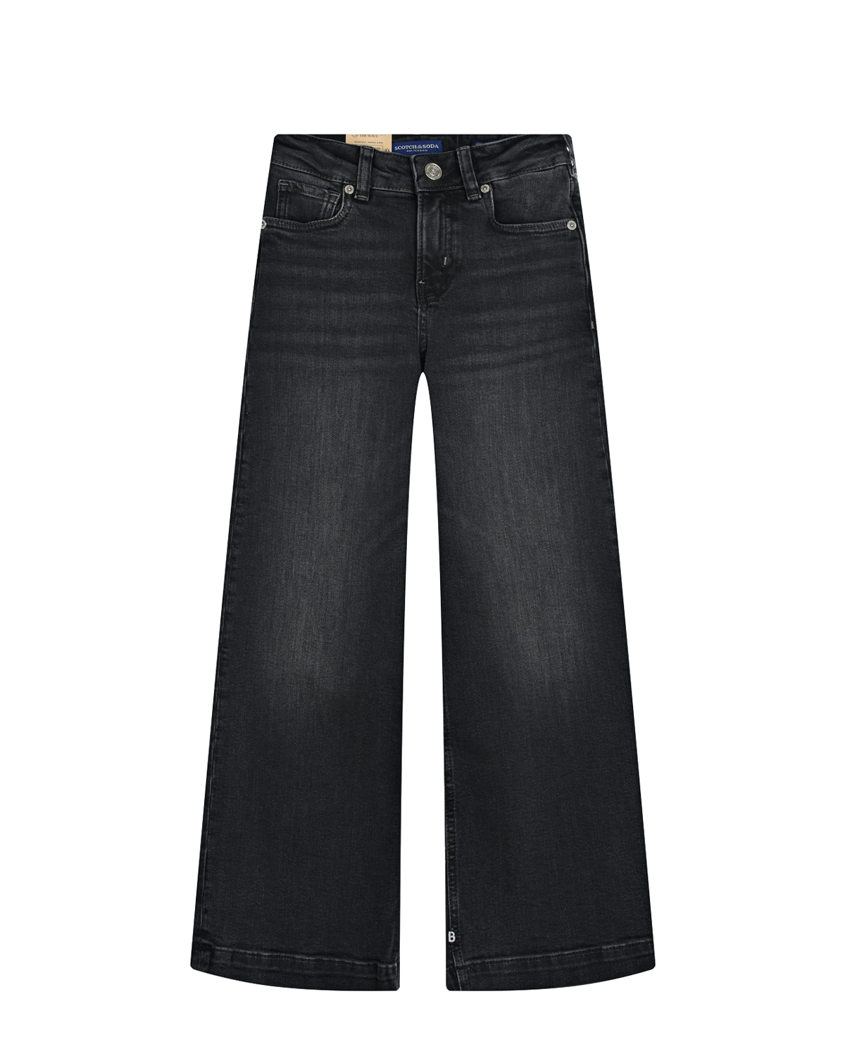Темно-серые широкие джинсы Scotch&Soda детское, размер 128, цвет серый - фото 1