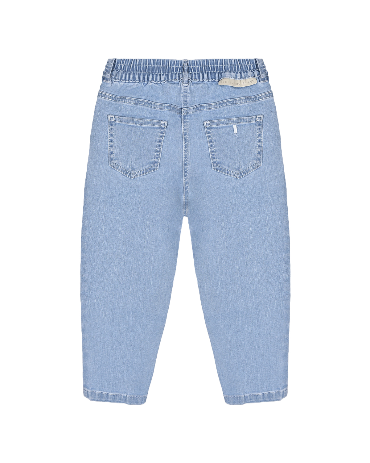 Голубые джинсы с вышивкой Stella McCartney детские, размер 104, цвет голубой - фото 2