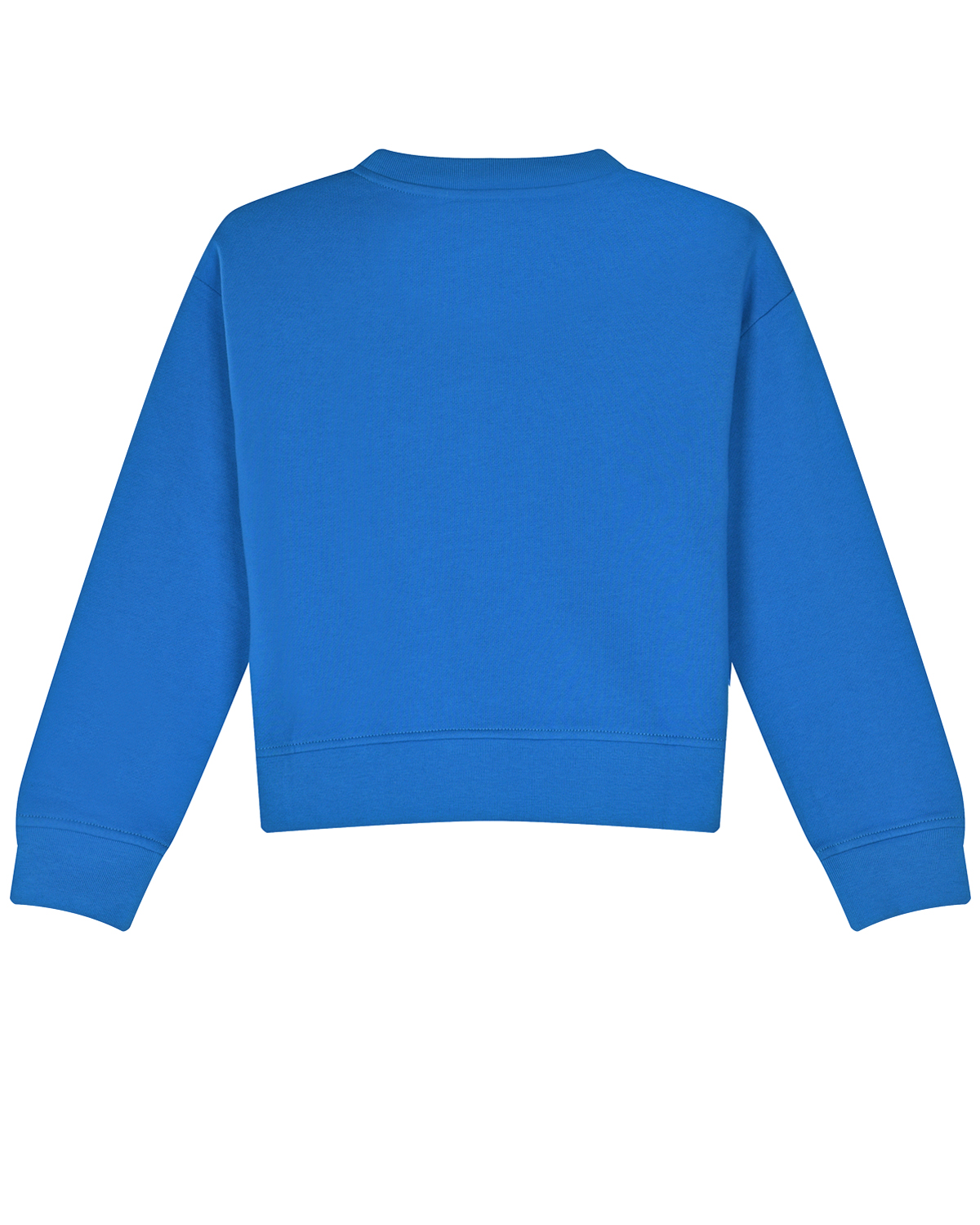 Синий свитшот с принтом "ябоко" Stella McCartney детский, размер 92 - фото 2