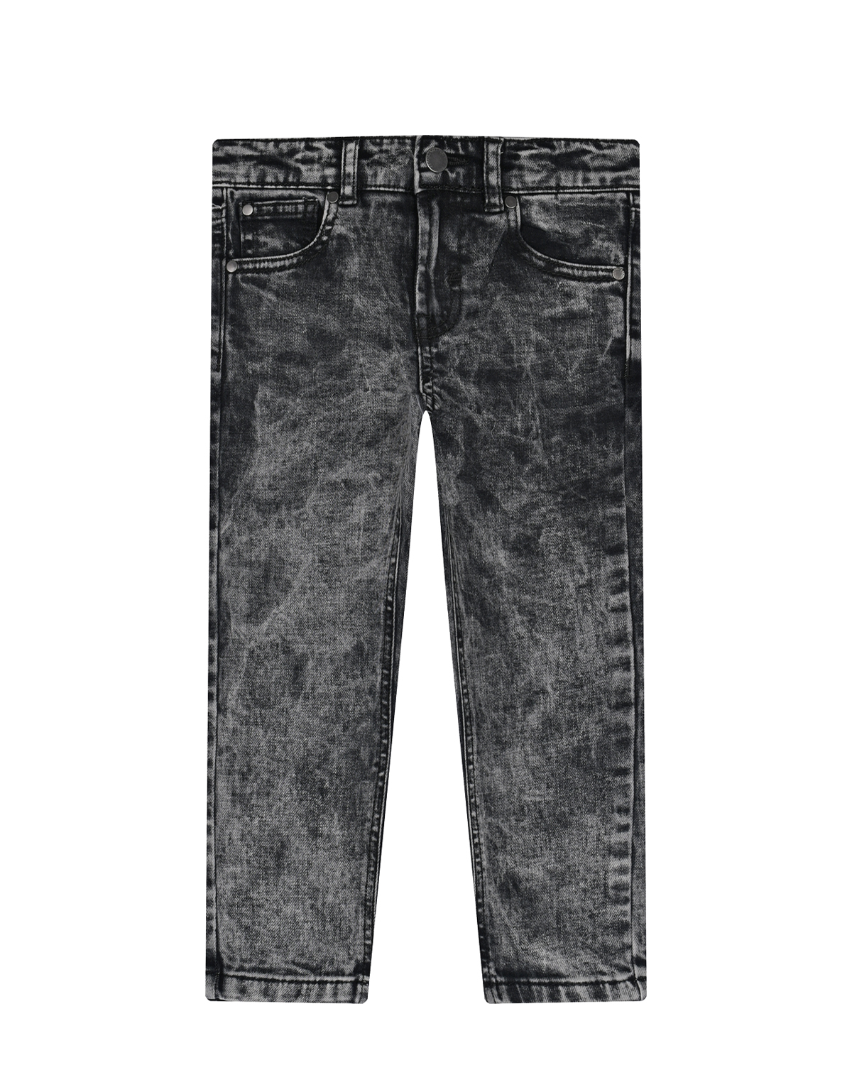 Серые зауженные джинсы Stella McCartney детские, размер 104, цвет серый