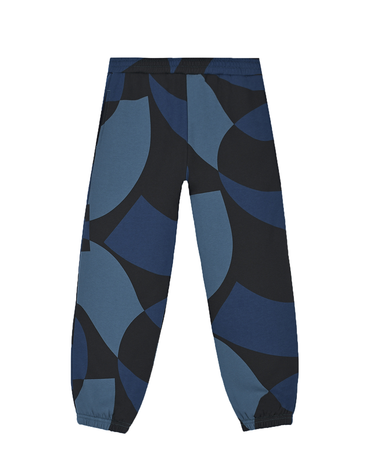 Черно-синие спортивные брюки Stella McCartney детское, размер 152, цвет мультиколор - фото 1