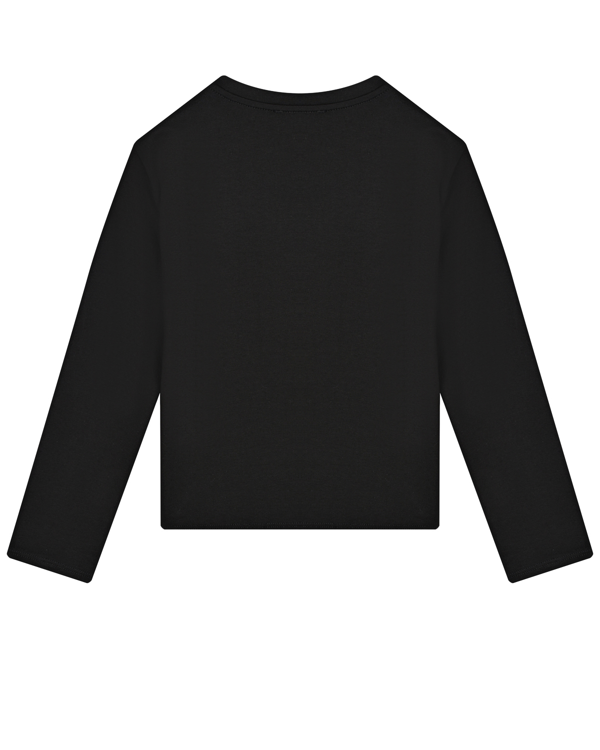 Черная толстовка с лого из стразов TWINSET детская, размер 128, цвет черный - фото 2