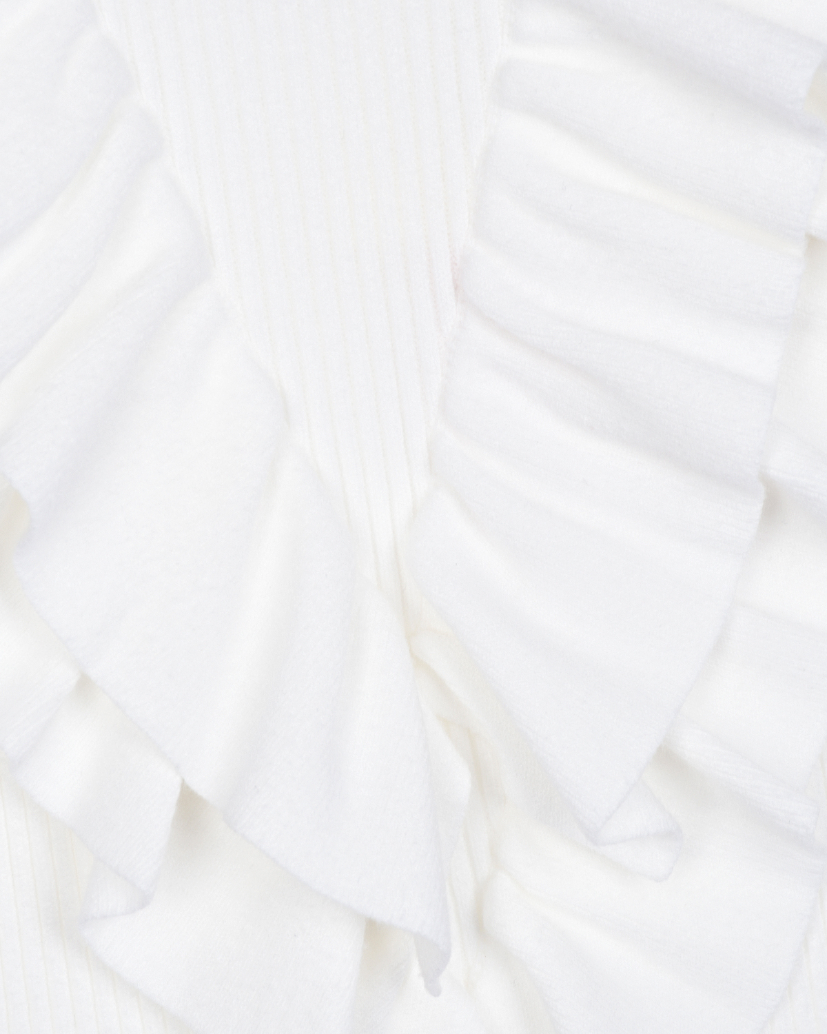 Джемпер кремового цвета с рюшами TWINSET детский, размер 176 - фото 3