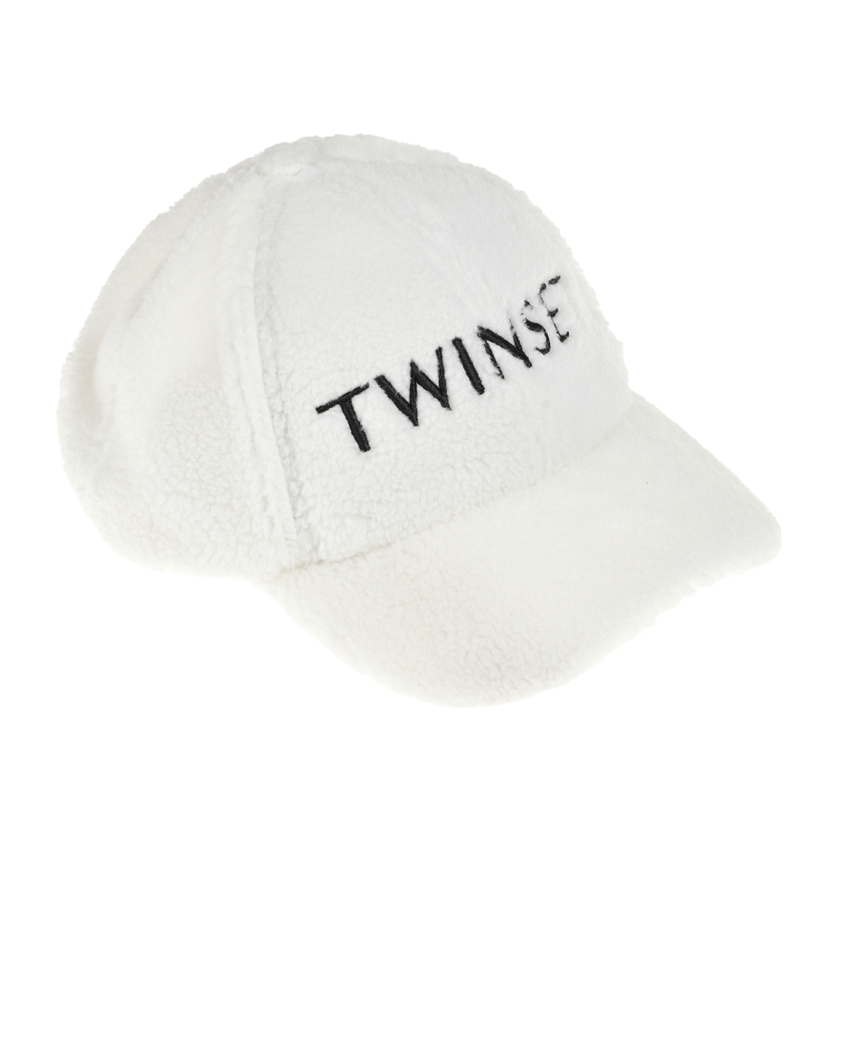 Белая бейсболка с лого TWINSET детская, размер L, цвет кремовый