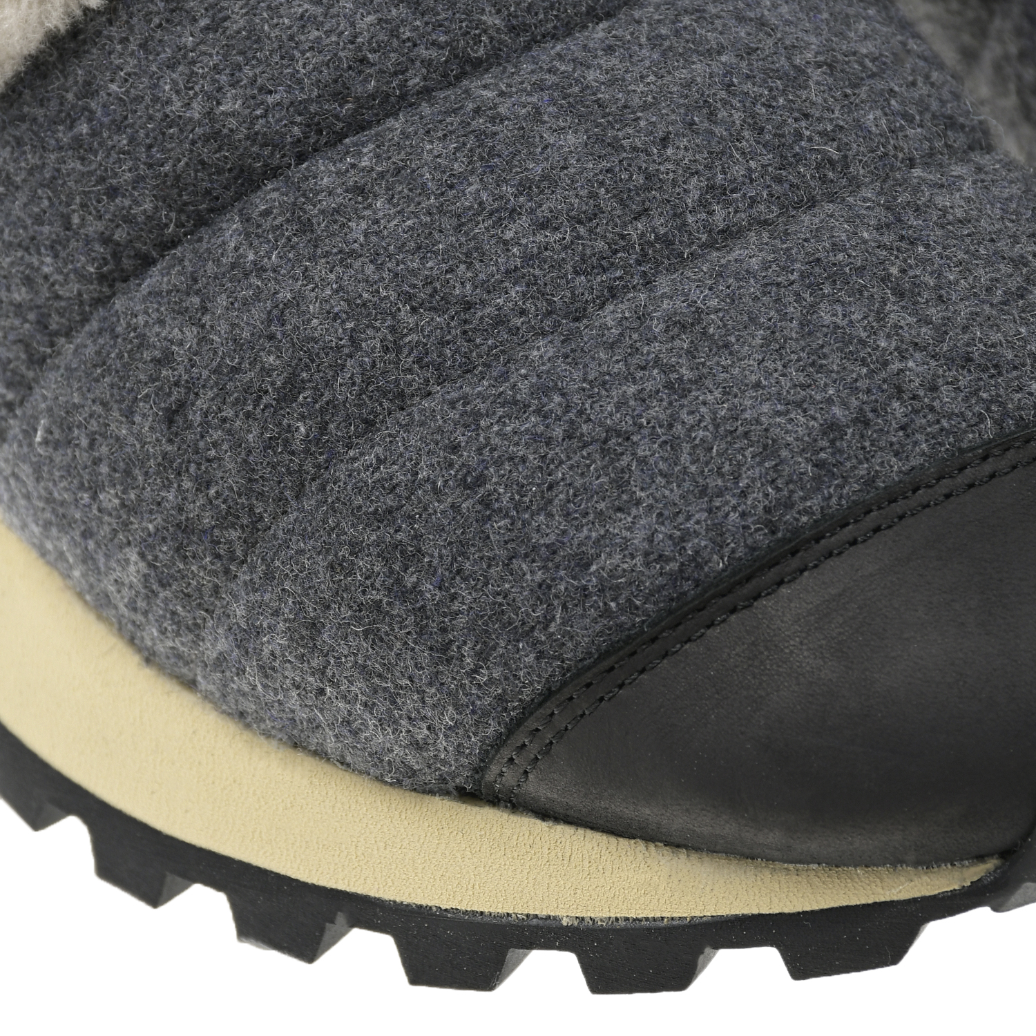 Черные кроссовки со стеганой вставкой Voile blanche, размер 38, цвет черный - фото 6