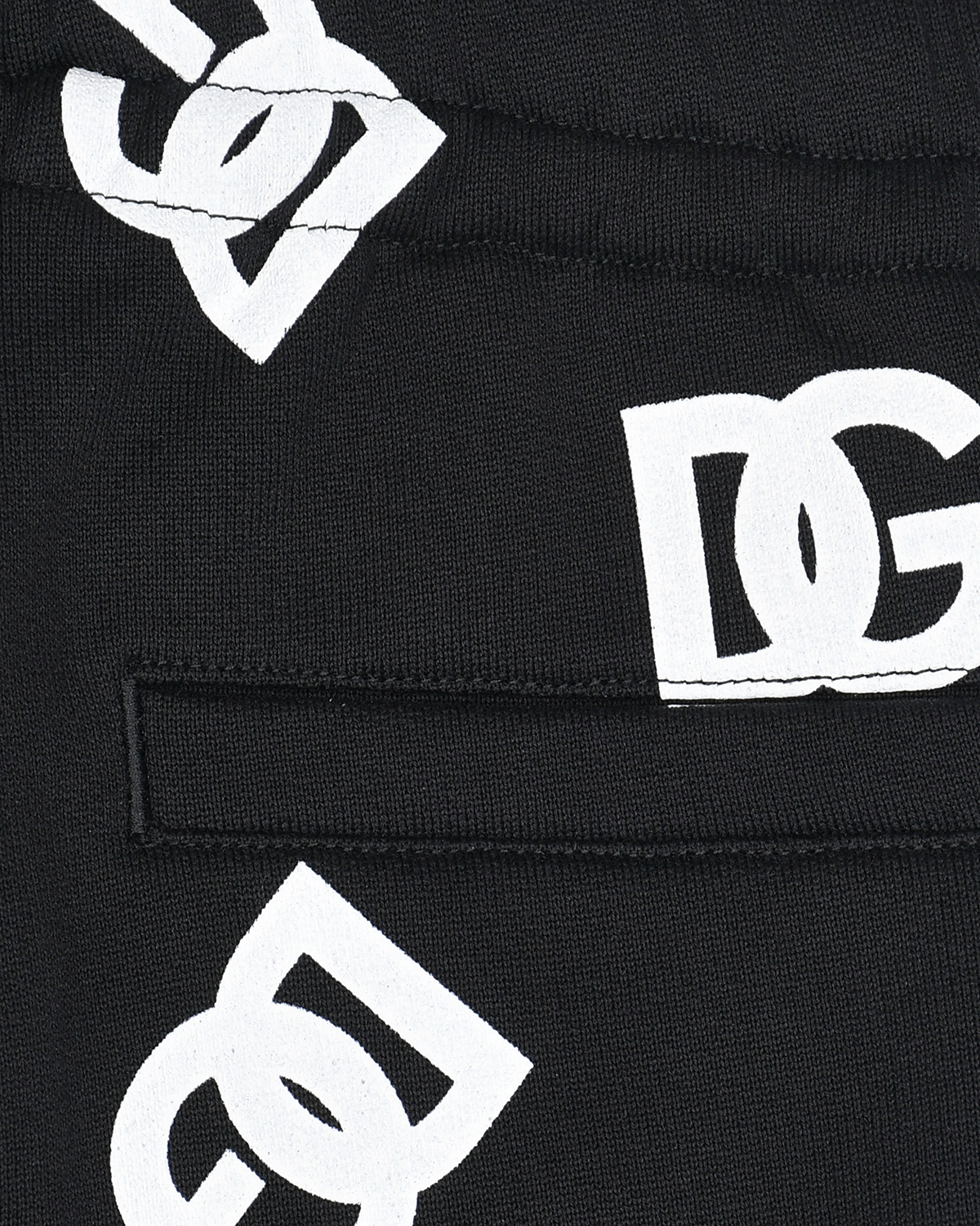 Черные спортивные брюки со сплошным белым лого Dolce&Gabbana детские, размер 116, цвет мультиколор - фото 4