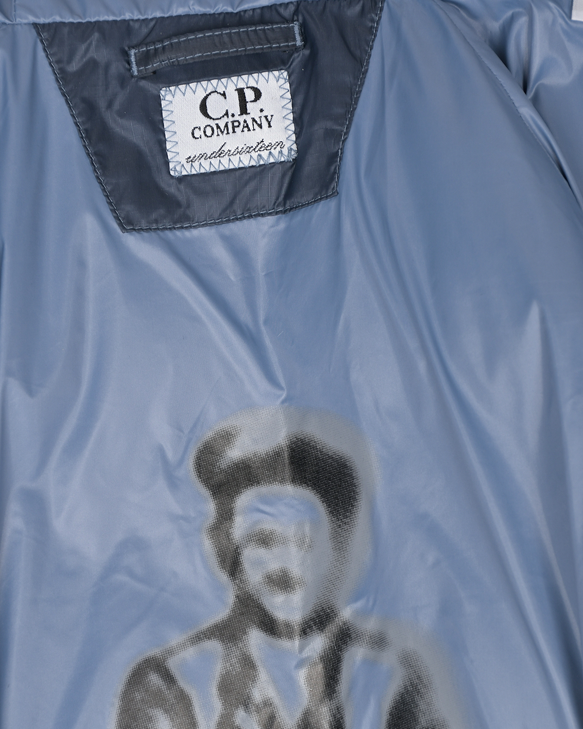 Голубая куртка-пуховик CP Company детская, размер 140, цвет голубой - фото 4