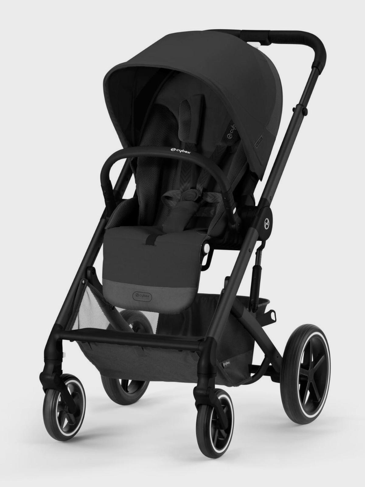 Коляска прогулочная Balios S Lux BLK Moon Black CYBEX