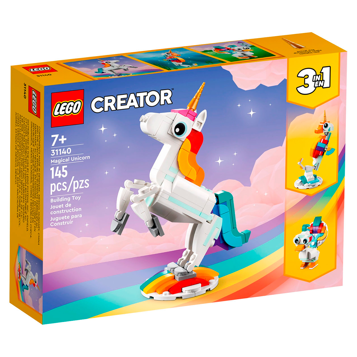 Конструктор LEGO Creator 31140 Волшебный единорог