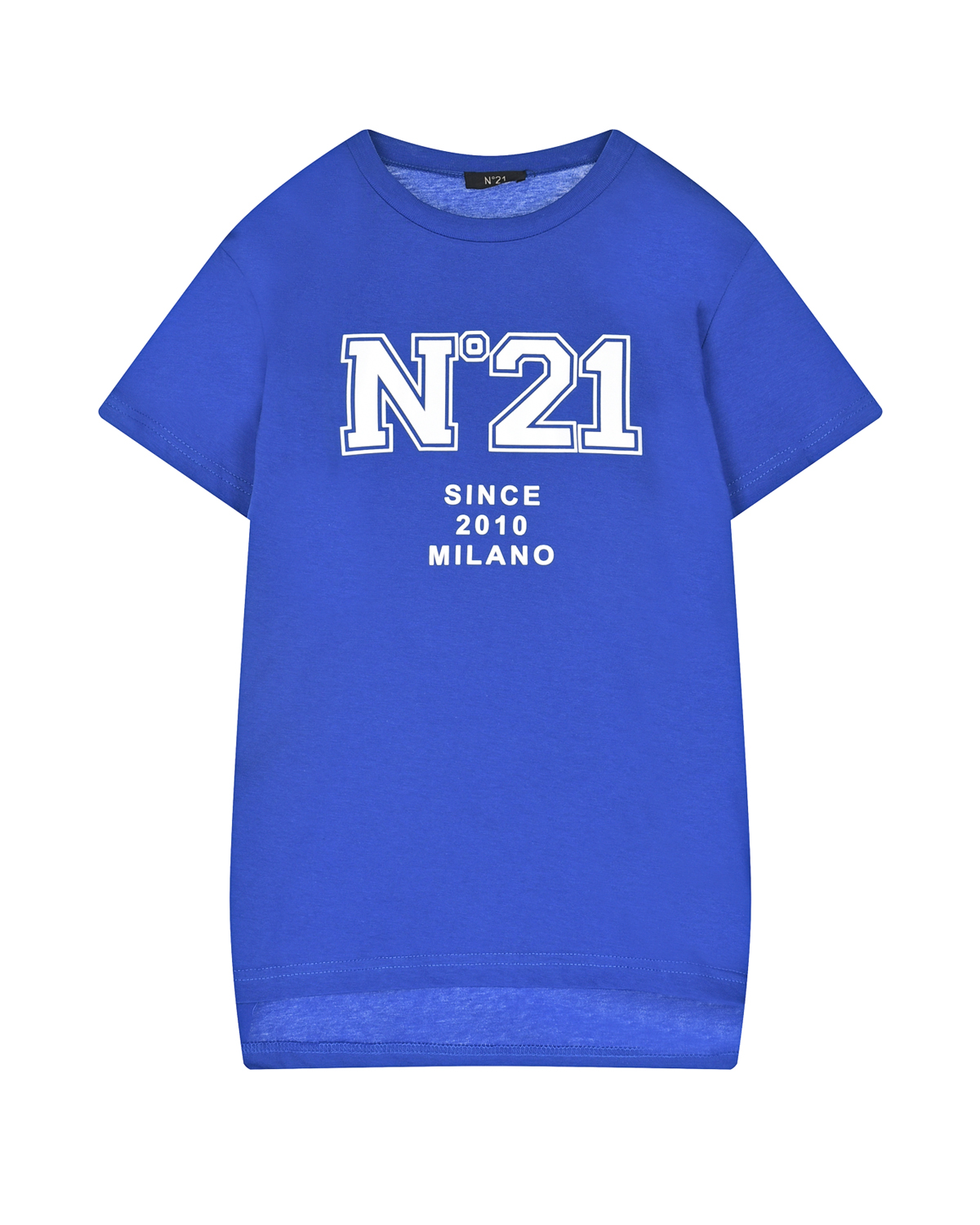 Ярко-синяя футболка с лого No. 21 детское