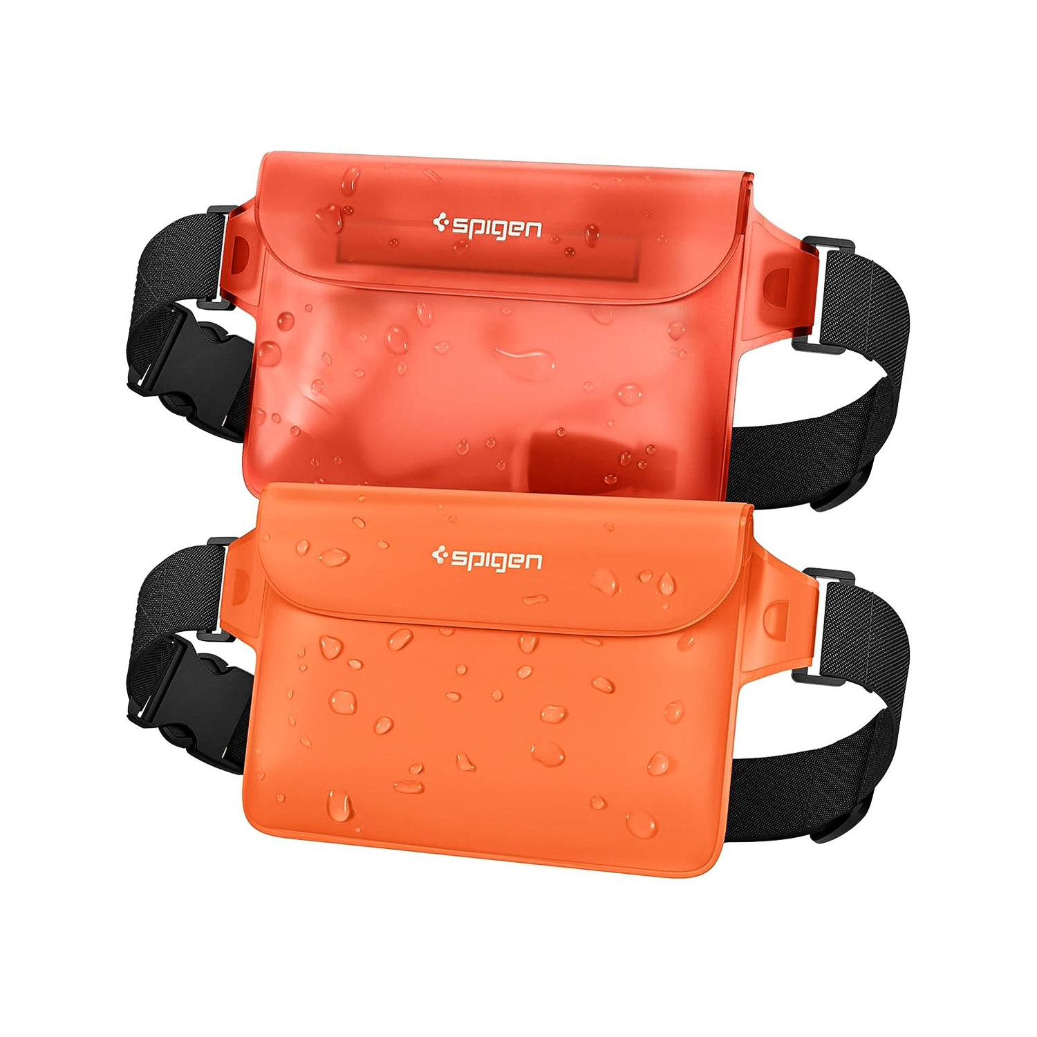 Сумка поясная водонепроницаемая A620 UNIVERSAL WATERPROOF WAIST BAG 2шт SUNSET ORANGE Spigen