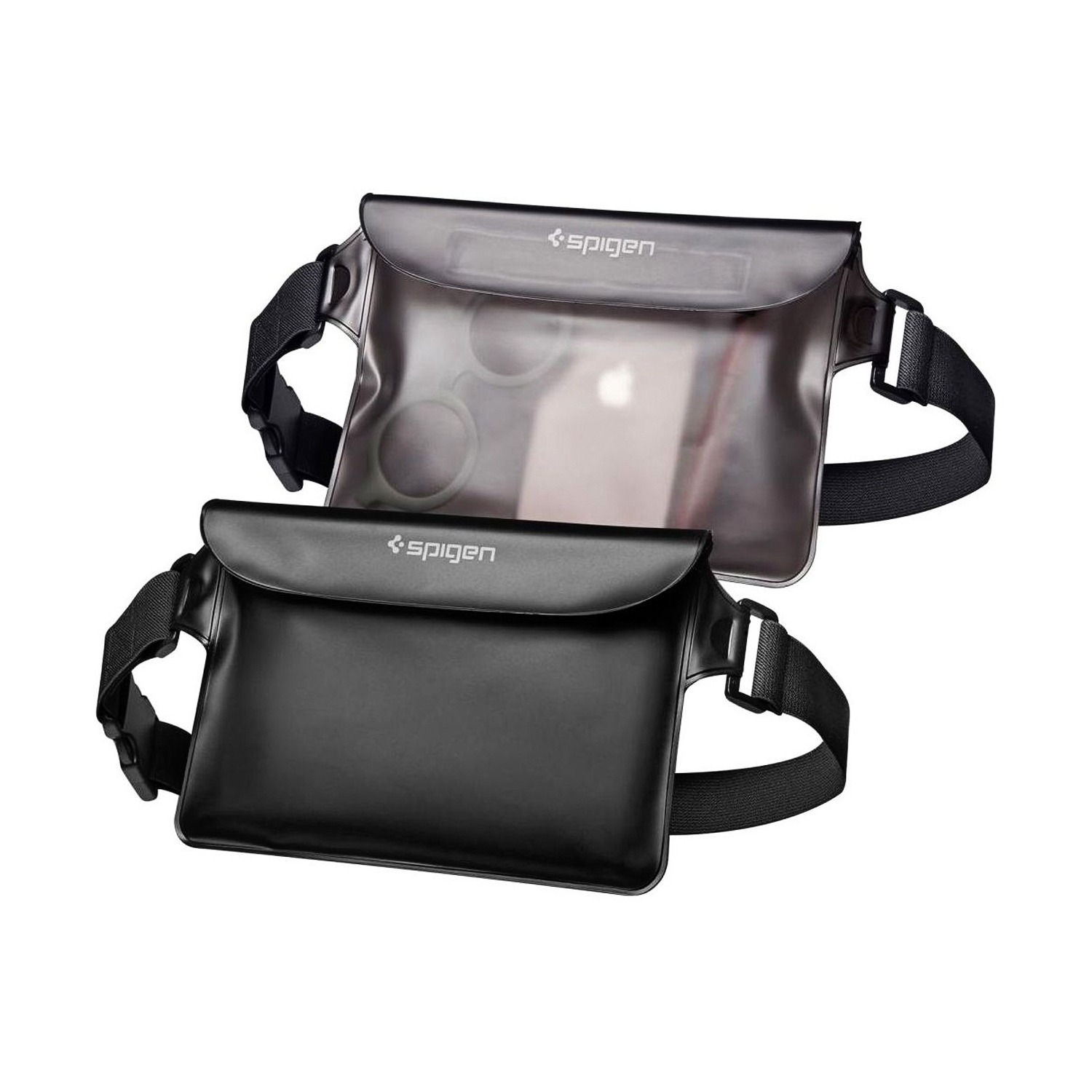 Сумка поясная водонепроницаемая A620 UNIVERSAL WATERPROOF WAIST BAG 2шт BLACK Spigen