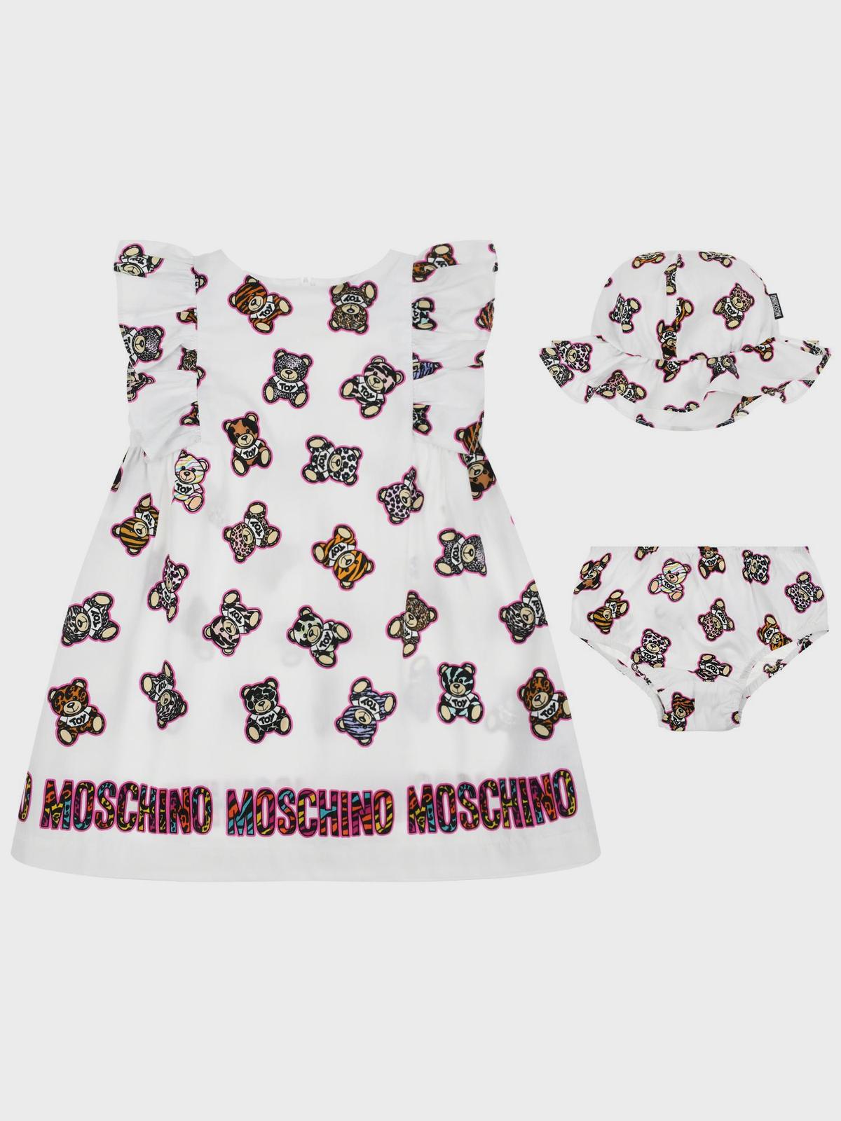 Комплект: платье, трусы и панама Moschino