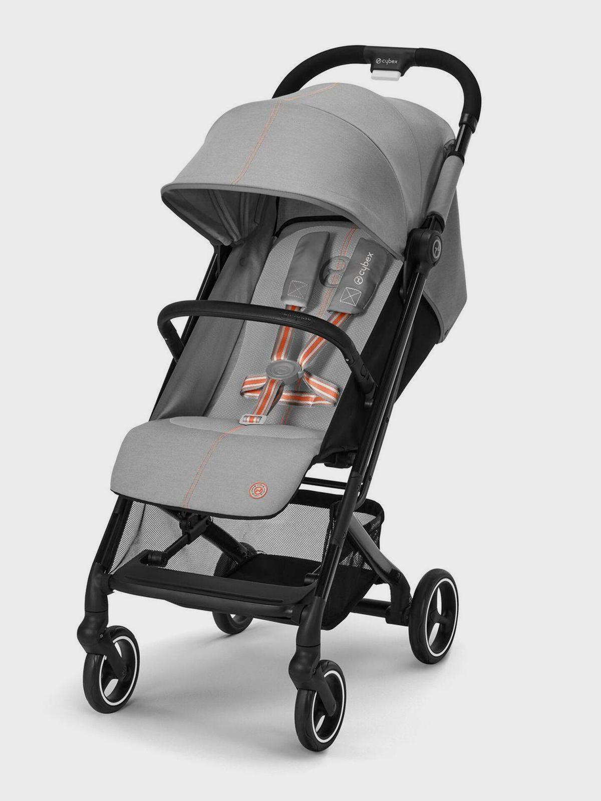 Коляска Beezy Lava Grey с дождевиком и бампером CYBEX