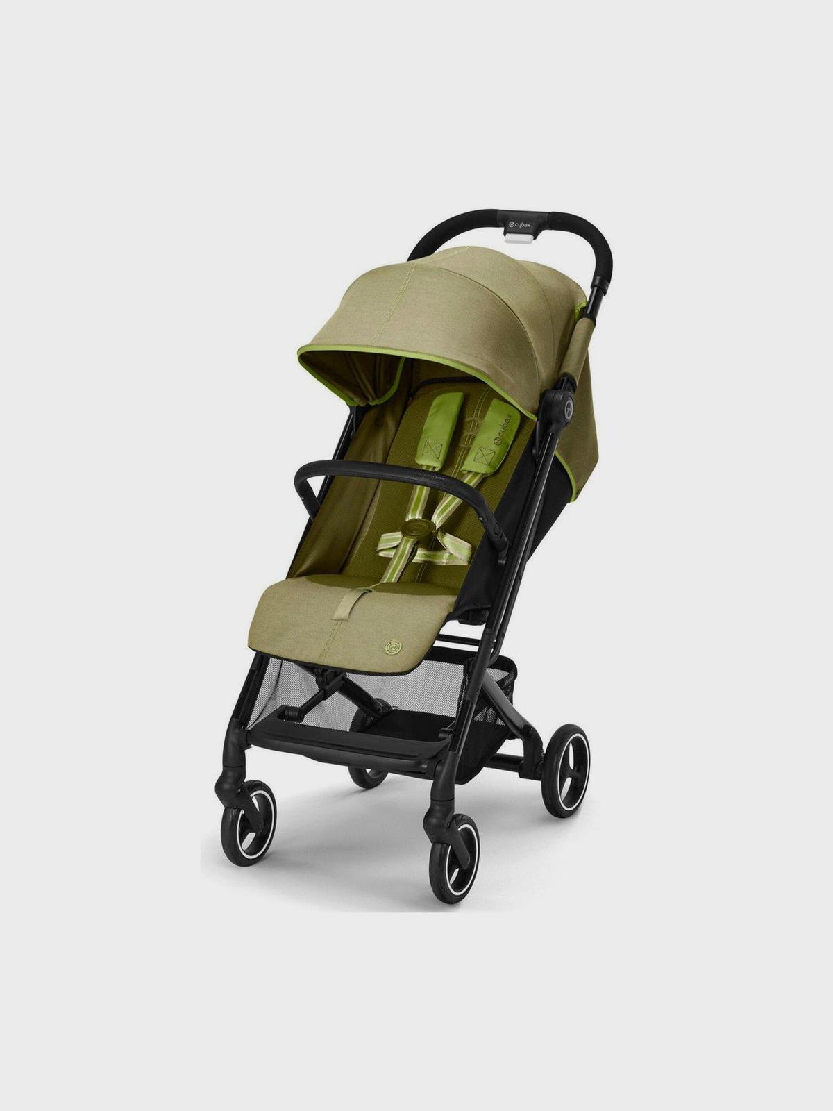 Коляска Beezy Nature Green с дождевиком и бампером CYBEX