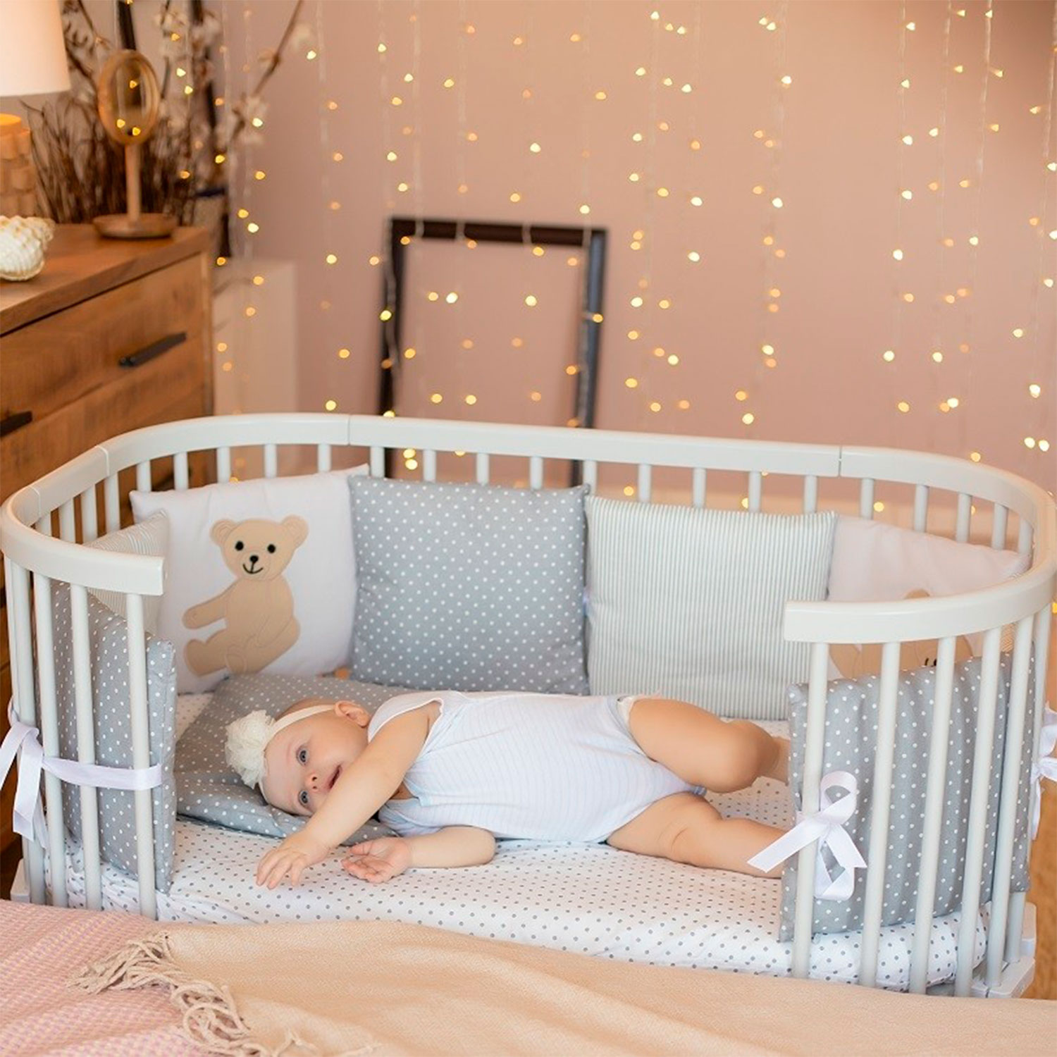 детская кроватка приставная к взрослой кровати