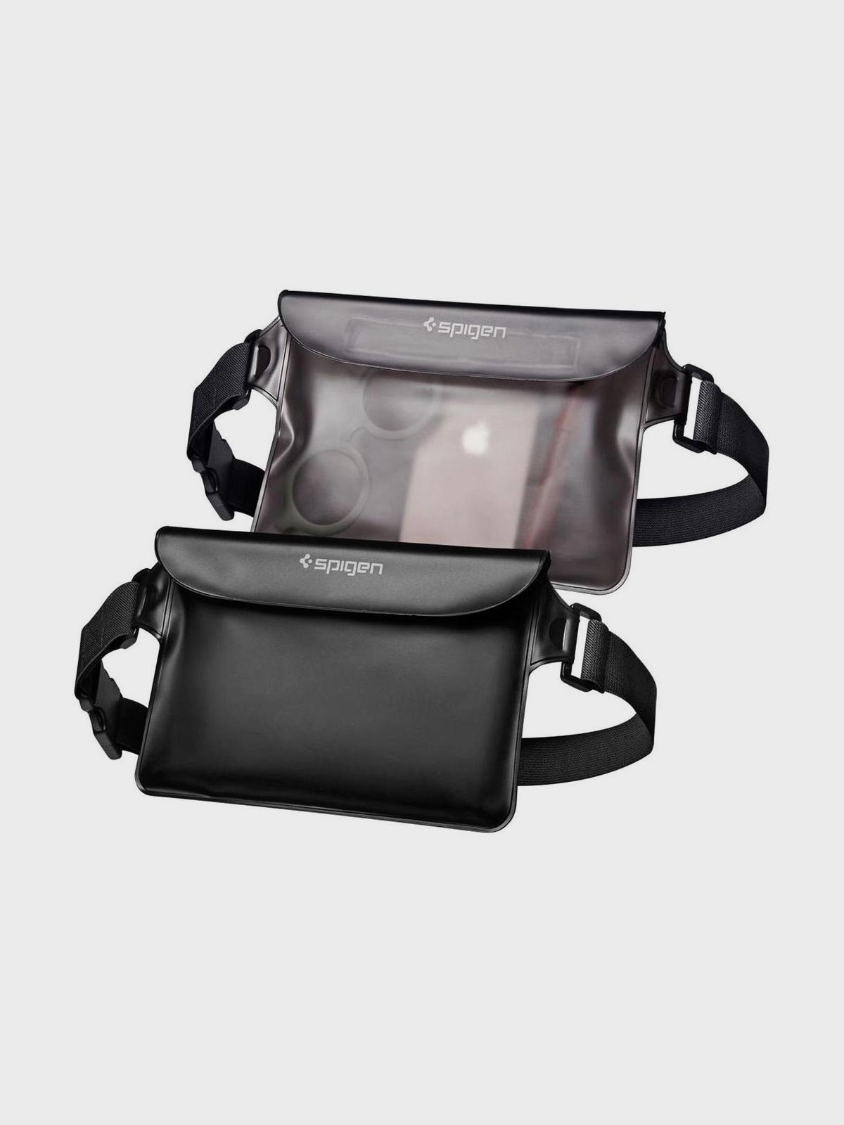 Сумка поясная водонепроницаемая A620 UNIVERSAL WATERPROOF WAIST BAG 2шт BLACK Spigen