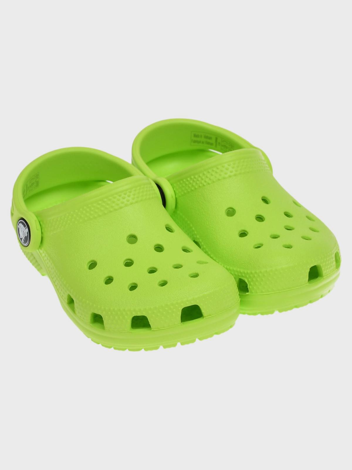 Сланцы классические, салатовые Crocs