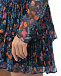 Шелковое платье со сплошным цветочным принтом Saloni | Фото 9