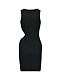 Мини-платье с разрезами, черное Hinnominate | Фото 2
