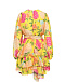 Платье с цветочным принтом, желтое SHADE | Фото 2