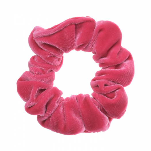 Розовая бархатная резинка для волос Rena Chris | Фото 1