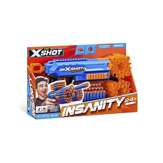 Игрушка Бластер X-Shot INSANITY- MANIC ZURU | Фото 1