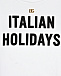 Футболка с принтом &quot;Italian Holidays&quot; Dolce&Gabbana | Фото 3