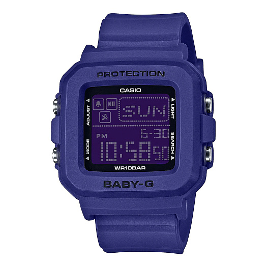 Часы Baby-G BGD-10K синий, прозрачный чехол CASIO | Фото 1