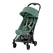 Коляска прогулочная Coya matt black leaf green с дождевиком CYBEX | Фото 1