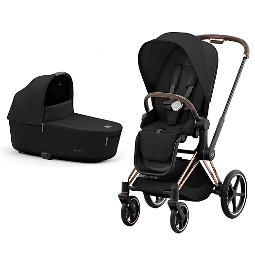 Коляска 2 в 1 Priam IV Rosegold, Sepia Black CYBEX | Фото 1