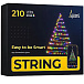 Гирлянда STRING 210 ламп, 1700см, RGB, многоцветный + белый, управление через приложение LinkedSparx | Фото 1