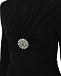Платье с драпировкой, черное Roberto Cavalli | Фото 10