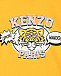 Футболка с принтом тигра и логотипом, желтая KENZO | Фото 3
