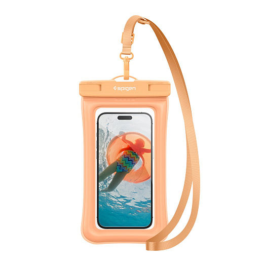 Чехол Spigen A610 UNIVERSAL WATERPROOF FLOAT CASE APRICOT  | Фото 1