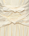 Платье V-вырез, приталенное с бантами на поясе Philosophy Di Lorenzo Serafini | Фото 6